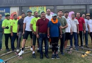 brijmohan sharma bane panipat cycle club ke pardhan