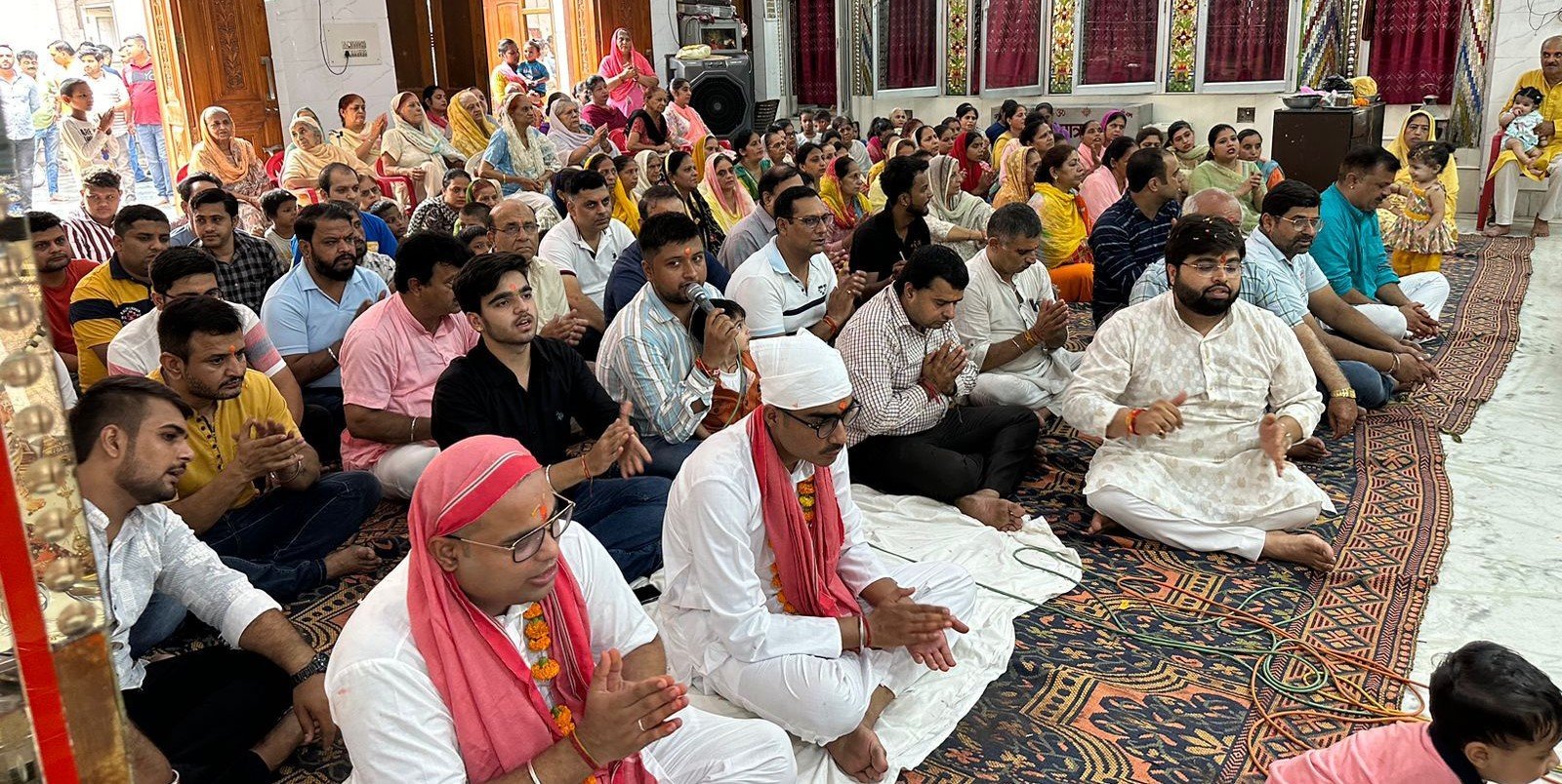panipat-shreeram mandir me vijay dashmi ke uplakshe me 40 din ka vart hua prarambh