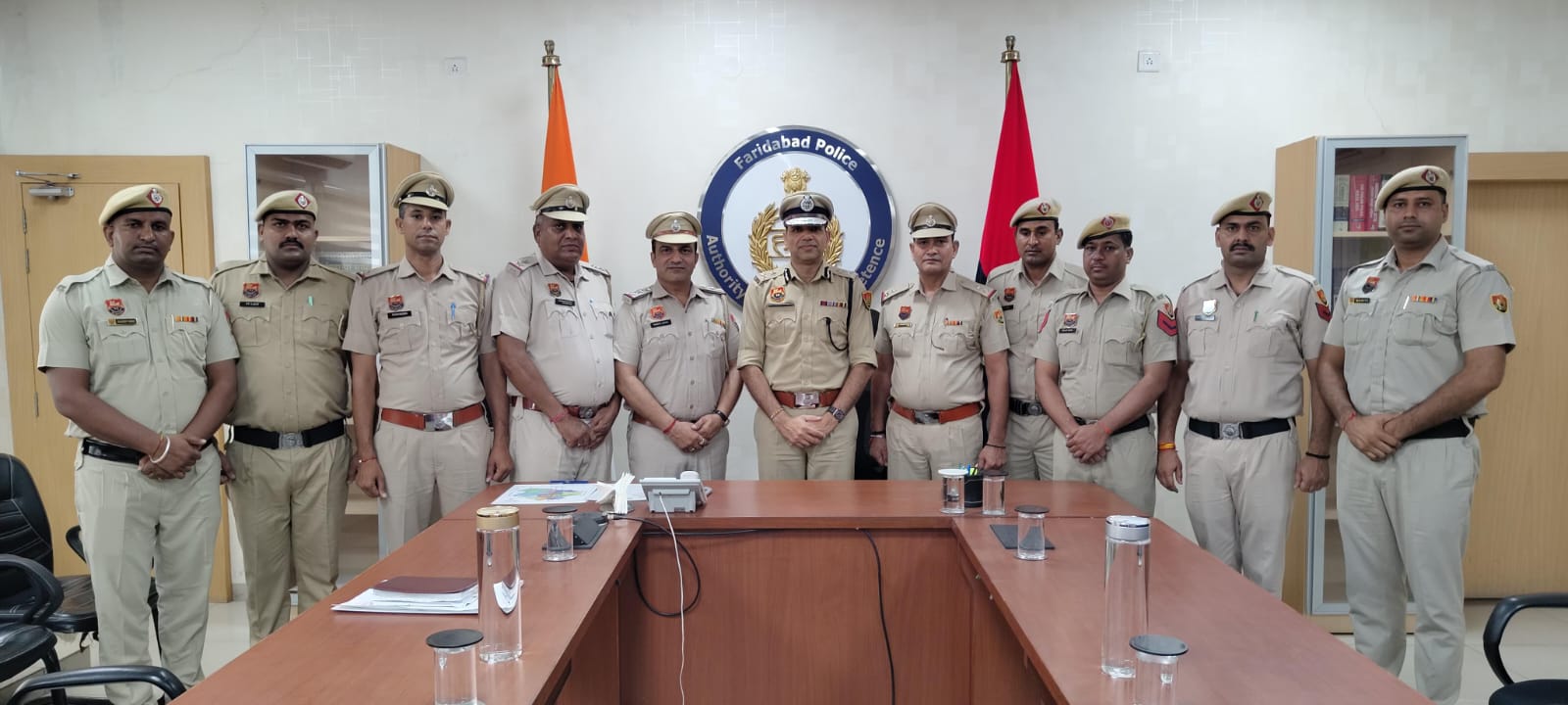 faridabad-police ke 21 upnirikshak padonat hokar bne inspector