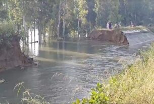 sonipat clc canal erosion