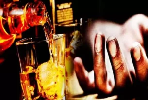 In Rohtak, a person died due to excessive drinking