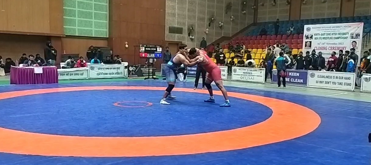 Maharishi Dayanand University won the Men's Freestyle Wrestling