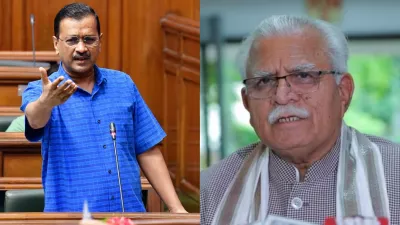 Arvind Kejriwal targets Haryana CM