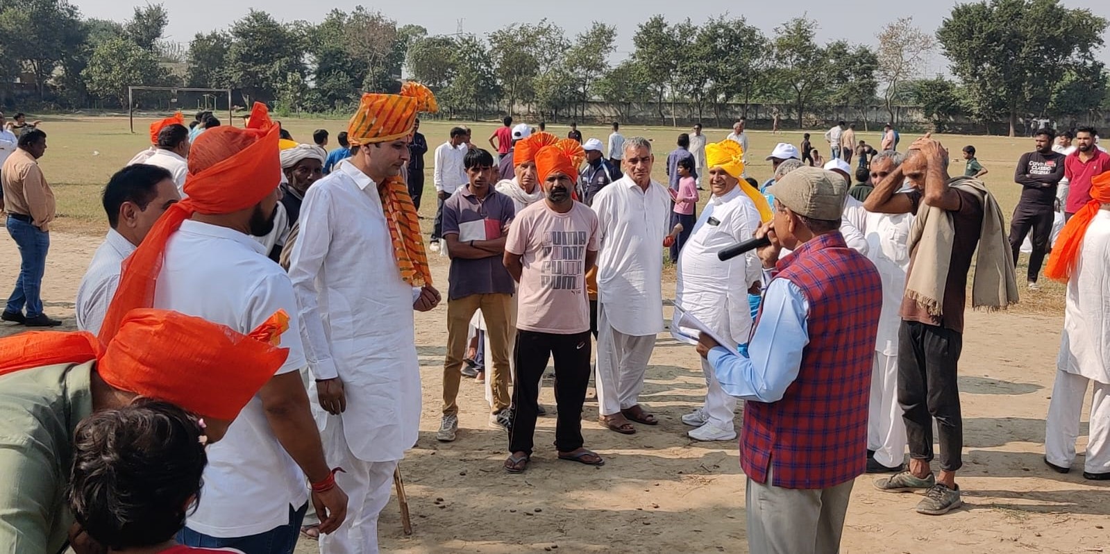 Villagers organized sports competitions in Babail