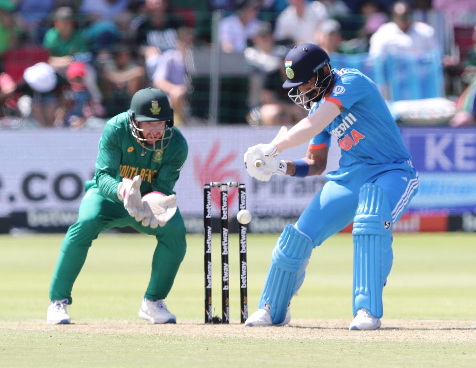 Indian team came out to bat first