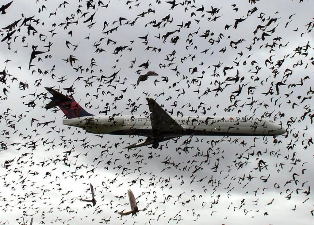Birds around place
