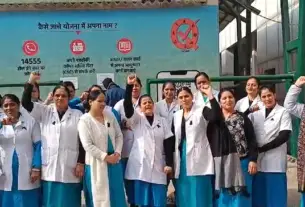 Nurses working in civil hospital of Sonipat