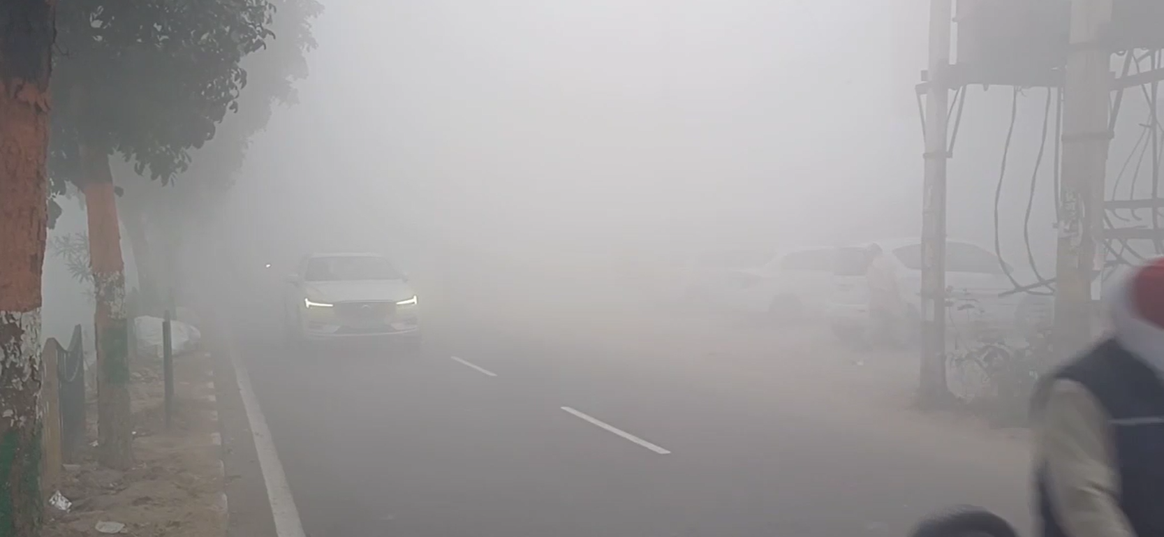 Drivers troubled due to dense fog