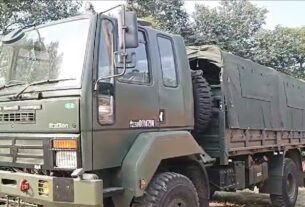 dead body in army vehicle