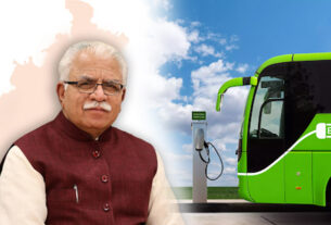 Panipat, CM Manohar, green signal, e-bus service started