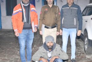 Accused arrested with illegal weapons in Panipat