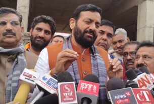 BJP State President Nayab Saini's counterattack