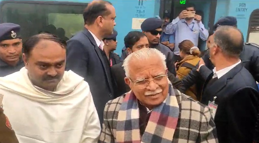 CM Manohar Lal again reaches Panipat