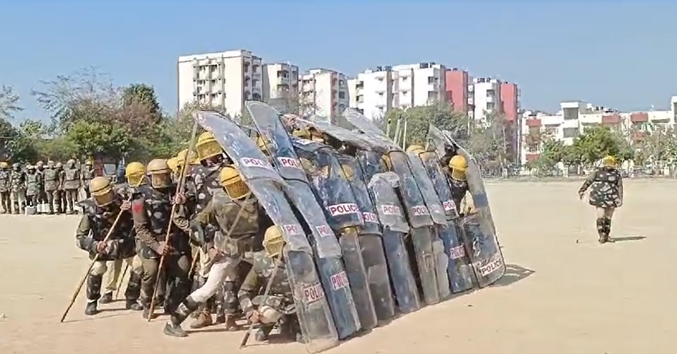 Police fully alert after announcement of farmers march to Delhi on 13th February