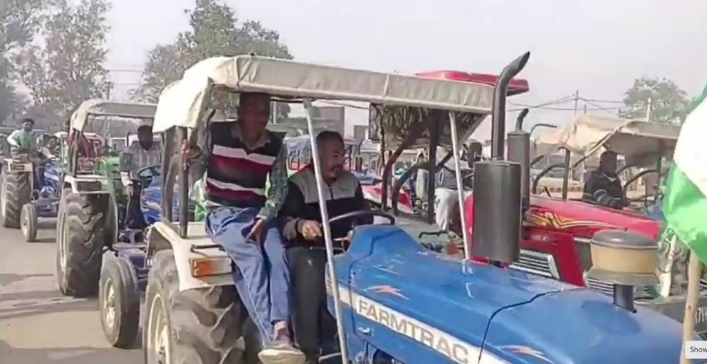 Farmers Movement के समर्थन में Haryana में किसानों का ट्रैक्टर मार्च, Yamunanagar में Chadhuni संगठन किसानों ने किया रोष प्रदर्शन 4 Screenshot 2186