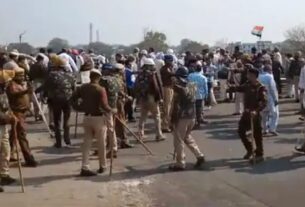 Farmers blocked KGP Expressway in Faridabad