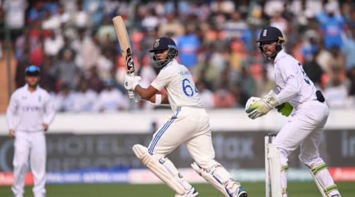 Match going on at JSCA International Stadium