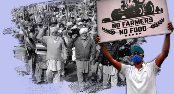 farmers protest day 100 protesting farmers mark black day today on reaching 100 day milestone 730X365