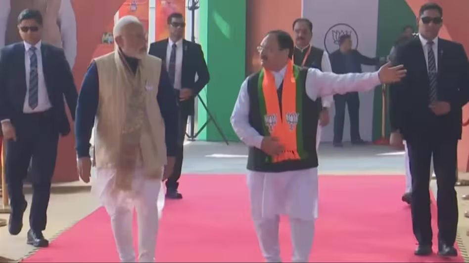 Delhi में भाजपा का National Convention शुरु, PM Modi बोलें BJP का 370 लोकसभा सीटें जीतना श्यामा प्रसाद मुखर्जी को सच्ची श्रद्धांजलि, नड्डा बोलें 17 प्रदेशों के बाद बंगाल में भी होगी जीत 5 अधिवेशन 13