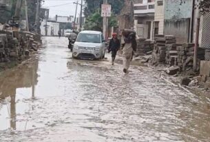 Sonipat Sandal Road is in bad shape