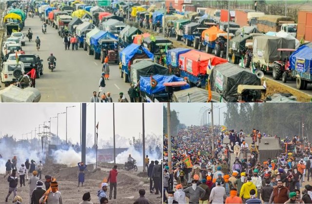 Farmers Movement : अब Dabwali Border पर भी देंगे धरना, MSP गारंटी कानून पर संघर्ष जारी, Rain से बचने के लिए इंतजाम 4 2024 2image 18 30 453965748hr