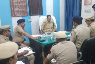 Panipat SP Shekhawat inspected Sanauli police station