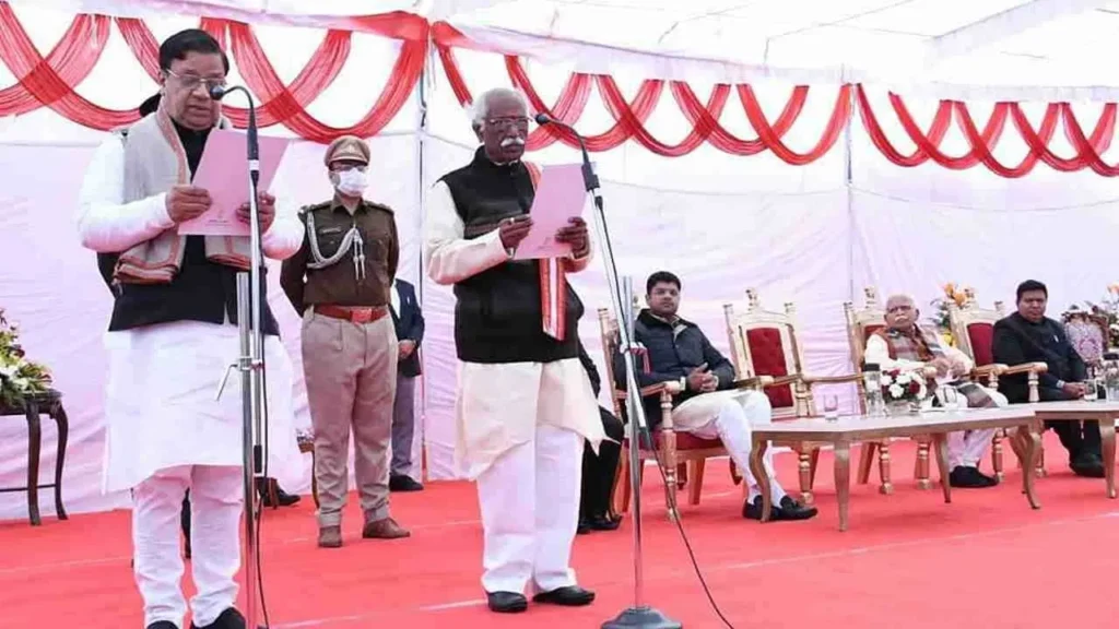 Haryana कैबिनेट विस्तार में निर्दलीय विधायकों को नहीं मिली जगह, Cabinet Rank फिर से Gupta के पास, संदीप सिंह की मंत्री मंडल से छुट्टी, Rao Inderjit को झटका 2 Haryana cabinet expansion - 2