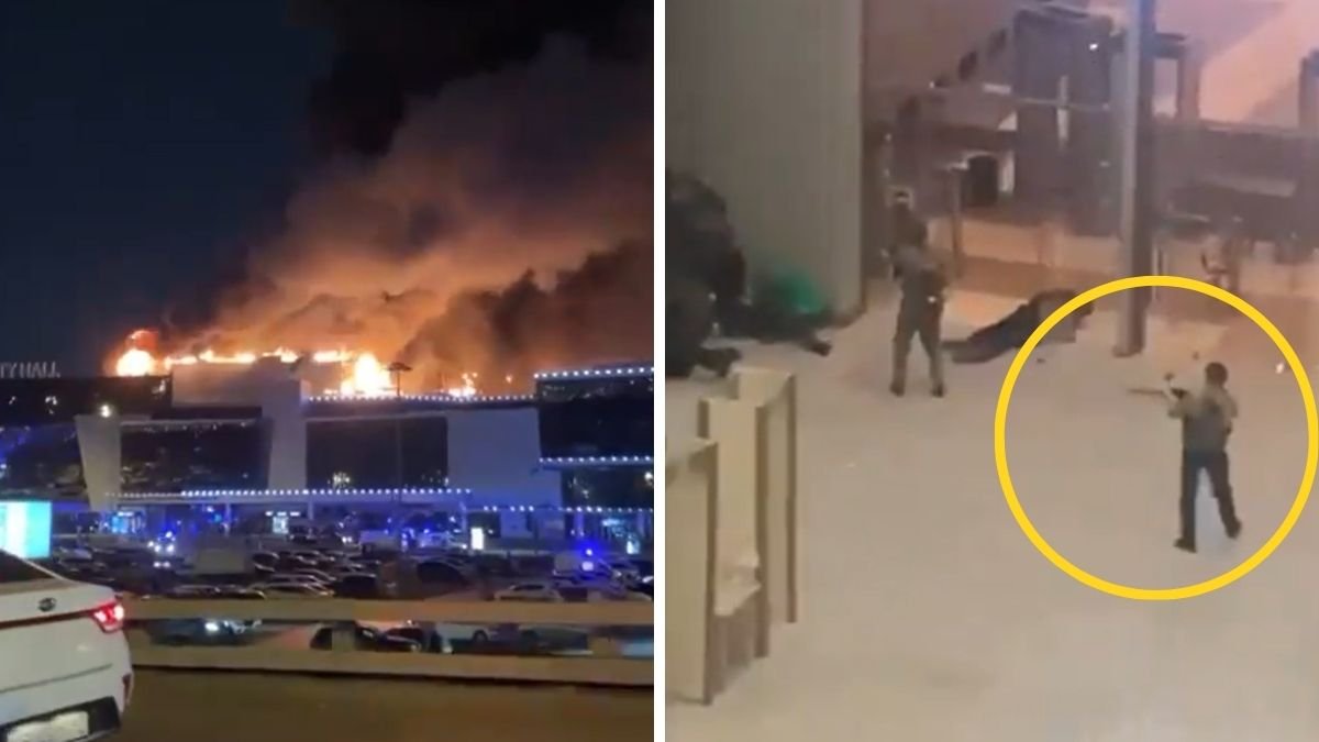 Moscow Terrorist Attack : क्रोकस कान्सर्ट सिटी हॉल में आंतकी हमला, 60 लोगों की मौत, 145 से ज्यादा घायल 4 Russia Attack 1711132690884