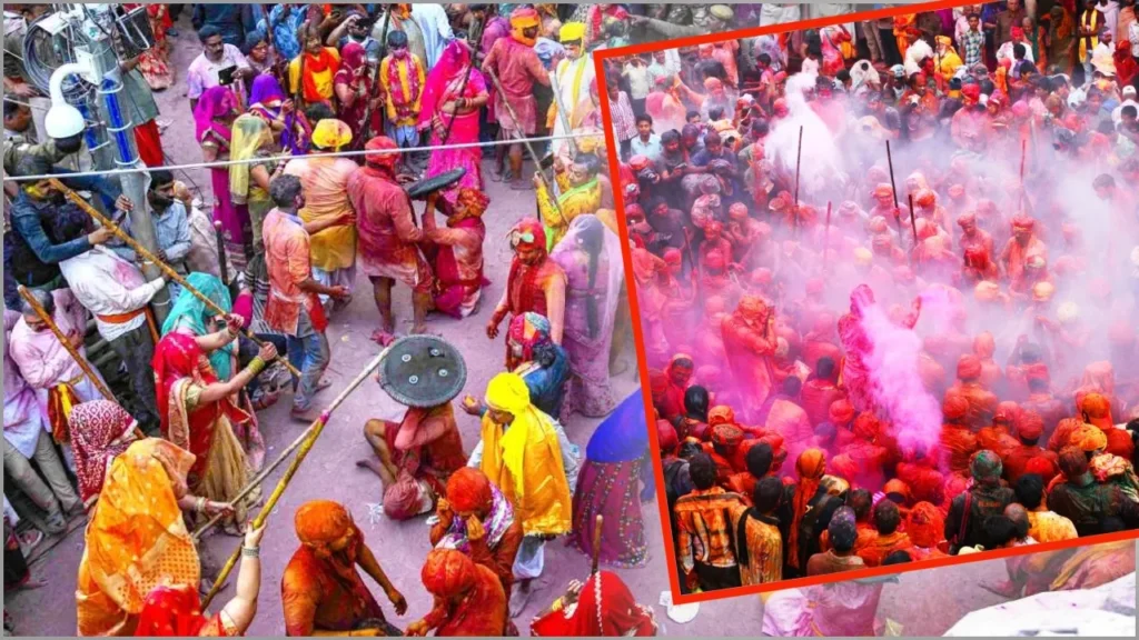 Celebration of Holi on the land of Mathura