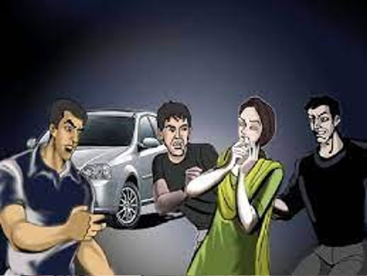 Karnal में दिनदहाड़े नेशनल हाईवे पर बदमाशों ने किया युवक सहित 2 युवतियों का kidnapped, Car रूकवाकर तोड़े शीशे 2 miscreants kidnapped two girls including a young man - 2