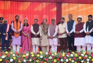 CM Nayab Saini divided departments