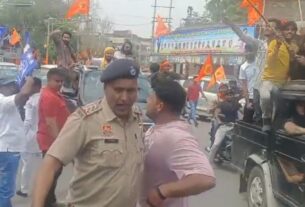 Tension in Bittu Bajrangi's saffron rally