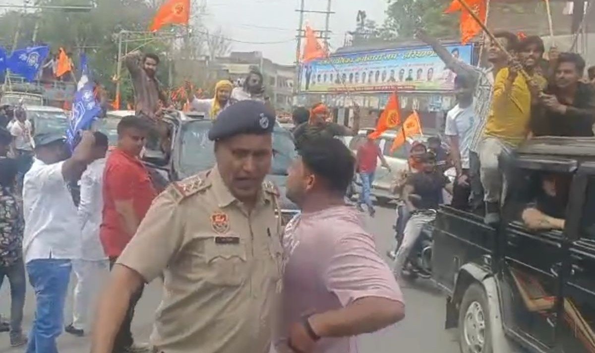 Tension in Bittu Bajrangi's saffron rally
