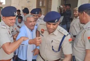 police controlled the farmers
