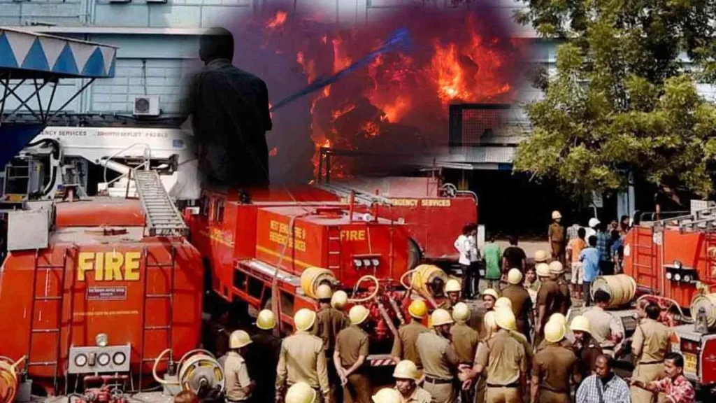 Fire broke out in hard disk company - 2