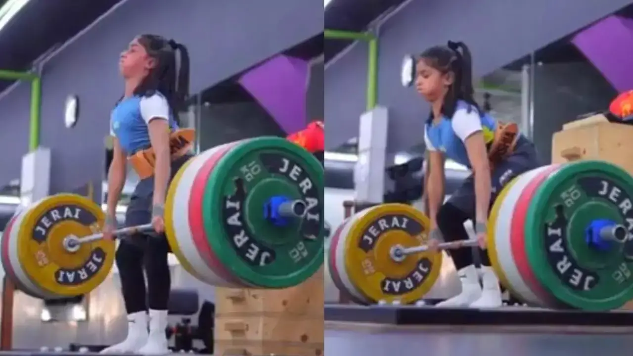 Haryana youngest female weightlifter