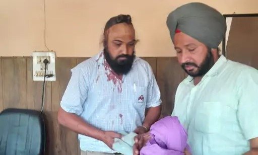 Woman Sarpanch's husband attack