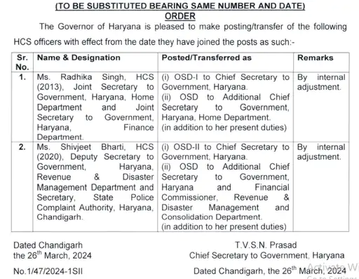 responsibilities to 3 officers - 3