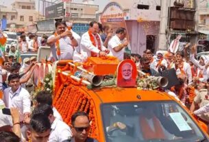 Road show of BJP National President JP Naddha