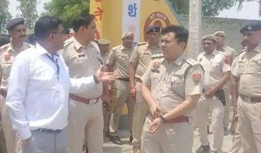 DC arrived in Jind to pacify angry villager - 2