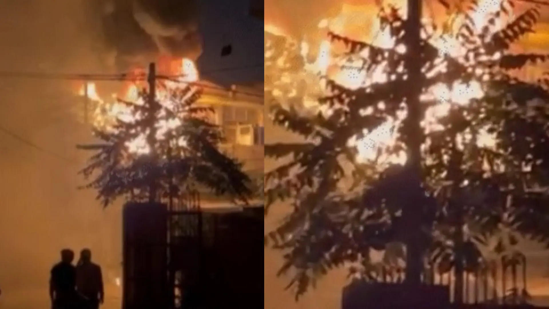 Fire breaks out in AC service center