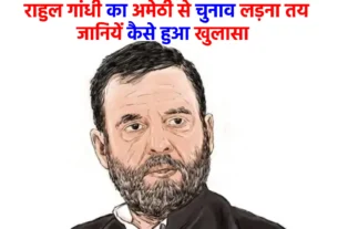 Rahul Gandhi decided to contest election