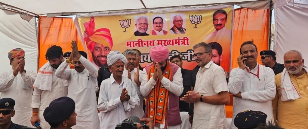 Karnal : विकसित भारत का संकल्प लेकर निकले PM Modi : Nayab Saini 4 Nayab Saini - 3