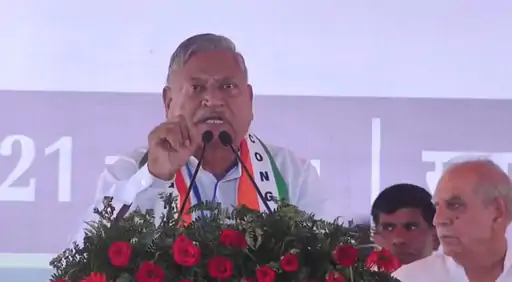 Haryana पहुंचे कांग्रेस अध्यक्ष Kharge, बोलें झूठों का सरदार PM, बातें ऐसी करेंगे, मैं Bullet Train चलाऊंगा... 4 Congress President Kharge reached Haryana - 3