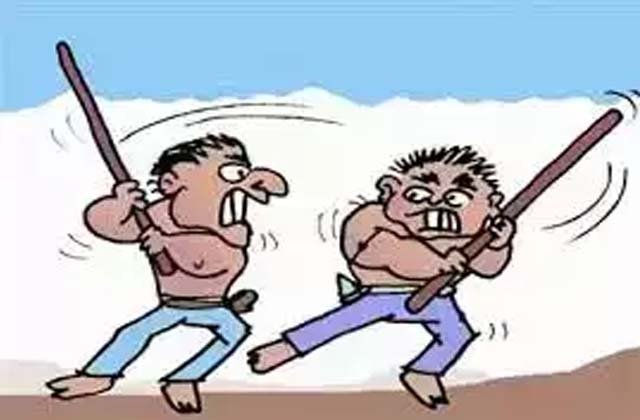 Two parties clashed in Hisar due to election rivalry