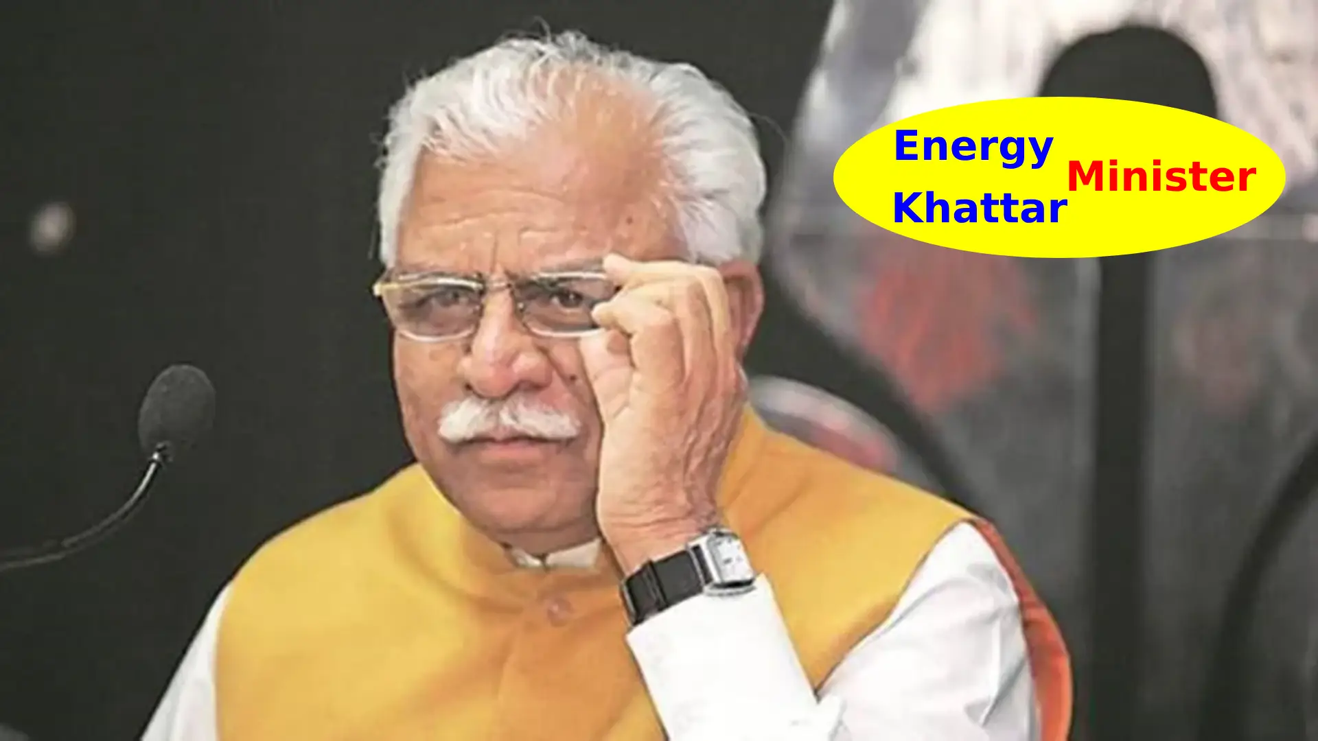 former Haryana CM Khattar