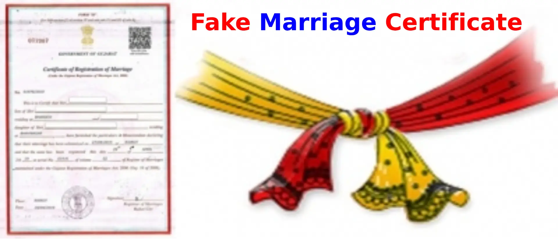 Fake marriage certificate