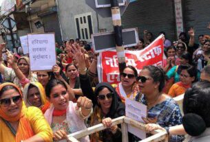 Nursing Welfare Association protest