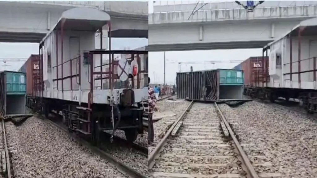 container falling from a moving goods train - 5