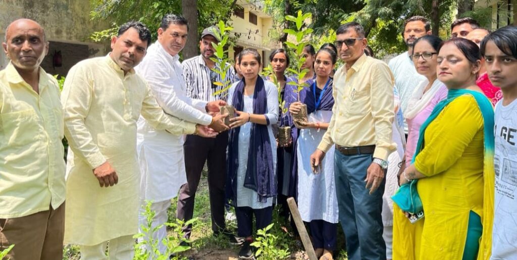 NIFA Samalkha team planted tree - 2